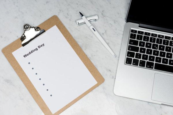 wedding day checklist for bride