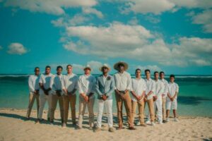 destination wedding groom attire